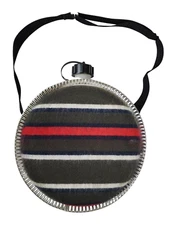 New 4 Qt Stansport Round Canteen Blanket Lined with Shoulder Strap *mocinc.1982*