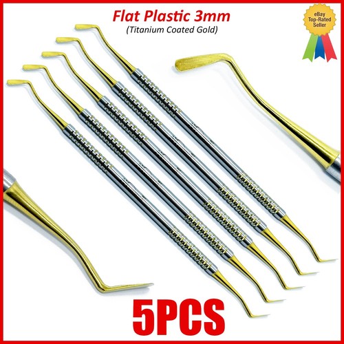 Filling Instrument Flat Plastic Amalgam Composite Dental Double Ended 3mm Tools - Picture 6 of 7