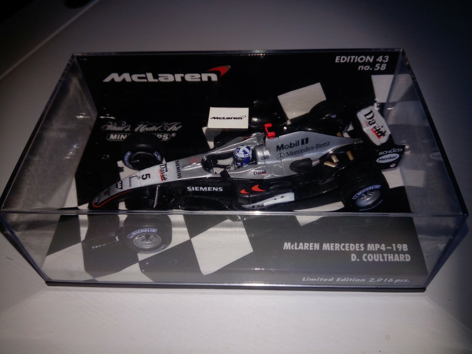 McLaren Mercedes MP4-19B-D Coulthard-L E --- M Champs - 1 43 McLaren Mercedes MP4-19B-D MP4-19B-D MP4-19B-D Coulthard-L E --- M Champs - 1 43 732db1