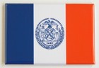 Flag of New York City FRIDGE MAGNET