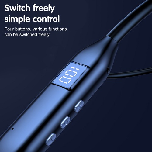Wireless Bluetooth 5.3 Neckband Headphones Mic Headset Earbuds Earphones US - Picture 10 of 20
