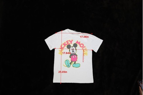 Disney Mickey Mouse Kurzarm Grafik T-Shirt Reg Fit Bluse weiß Damen XS - Bild 2 von 8