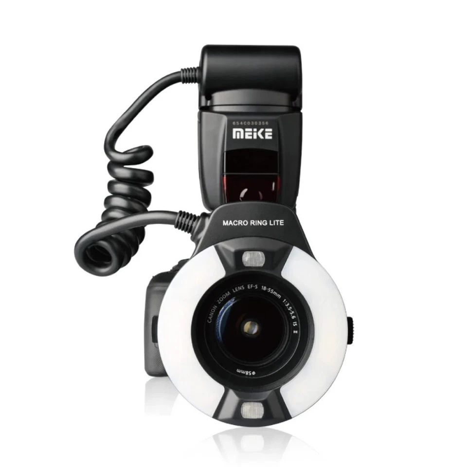 Meike MK-14EXT-C E-TTL Macro LED Ring Flash Speedlite for Canon 550D/ 760D/ 750D - Image 4 of 4