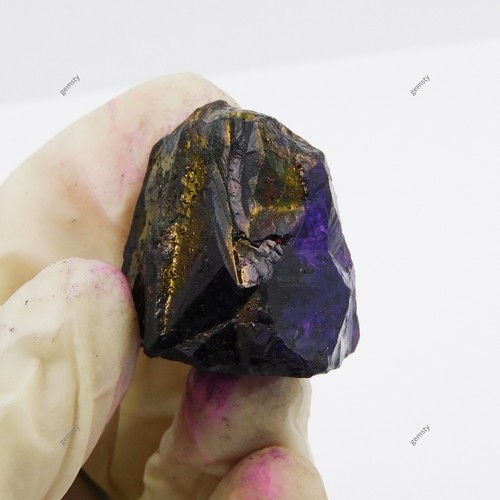 Tanzanite Rough 131.7 Ct Purple CERTIFIED Natural Raw Gemstone Uncut Earth Mined - Picture 6 of 13
