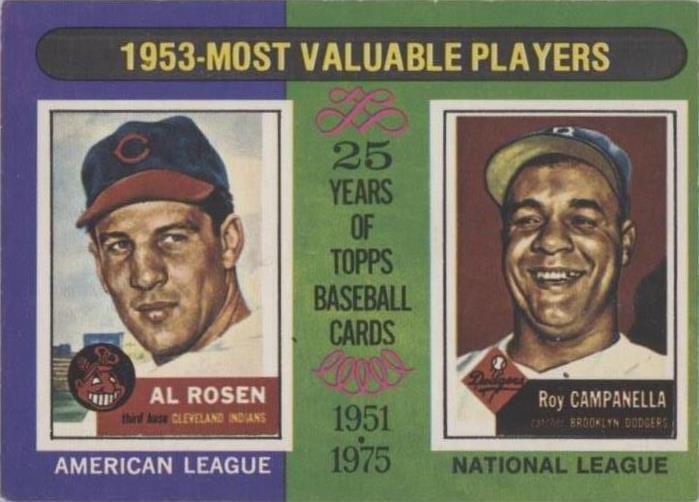 1975 O-Pee-Chee - Al Rosen Roy Campanella #191 - 1 of 1