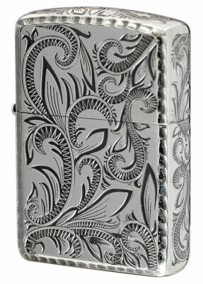 出産祝いなども豊富 Zippo Oil 5 CLA-B Brass Silver Arabesque Classic Lighter その他