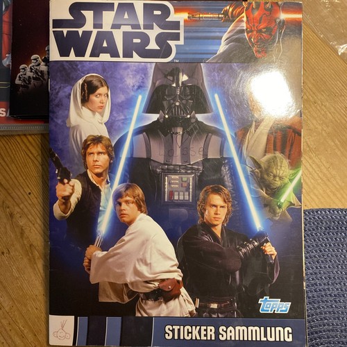 Star Wars Sticker Album TOPPS Sammelalbum Klebealbum 109 v. 227 Stickern 1A-Zust