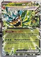 Teal Mask Ogerpon ex - 025/167 - Twilight Masquerade + EXTRA FREEBIE EX Or V