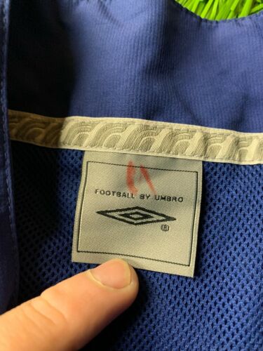 UMBRO ORIGINAL MENS CASUAL BLUE TRACK TOP JACKET SIZE XL - Picture 8 of 12