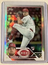 2023 Topps #214 Graham Ashcraft Rainbow Foil