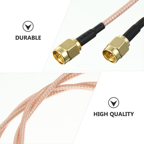 2 Pcs SMA Adapter Cable Antenna Connectors High Performance - Zdjęcie 2 z 12