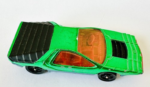 Vintage 1970's CORGI ROCKETS ALFA ROMEO "CARABO" BERTONE Metallic Green - Picture 1 of 6