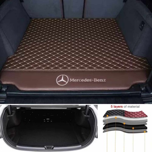 Alfombrilla y alfombrilla de maletero impermeable para todo tipo de clima forro personalizado para Mercedes Benz - Imagen 16 de 41