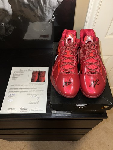 Kevin Durant Autographed Basketball Shoes JSA Authentication Warrior Rocket Sun - Picture 3 of 4