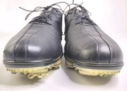 FootJoy DNA Helix 53455 Black Leather Soft Spike Golf Shoes Mens Sz 13 N Narrow - Picture 7 of 12