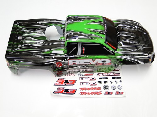 NEW TRAXXAS REVO 3.3 Body ProGraphix Green RR6G - Picture 1 of 2