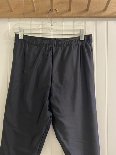 L.L. Bean Thermal Base Layer Fleece Lined Leggings Black Warm Unisex Kids Large - Picture 3 of 15