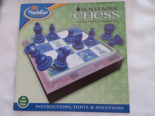 ThinkFun Solitaire Chess Game Mind Capturing Logic 2010 - Picture 2 of 6