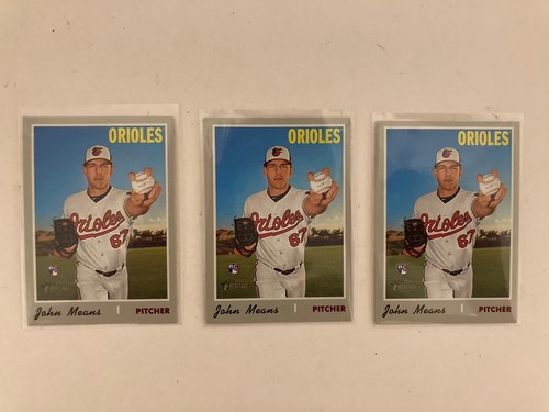 JOHN MEANS 2019 Topps Update ASG RC US223 Heritage RC 665 x5 Orioles No Hit Lot - Picture 5 of 6