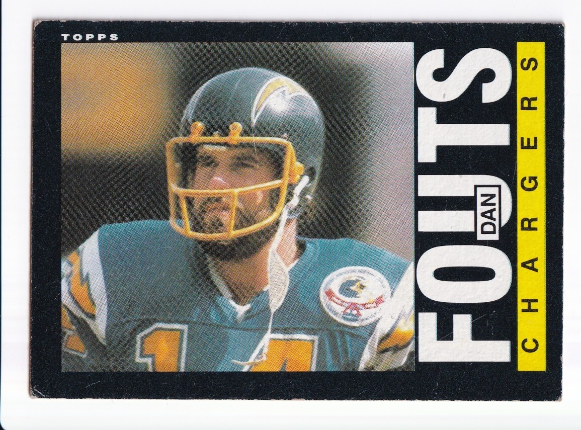 1985 Topps - #372 Dan Fouts San Diego Chargers