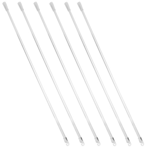 6 Pcs Curtain Rod Accessories Blinds Wand Replacement Stick Vertical - Picture 6 of 12