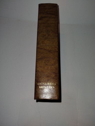 Vtg The New Britannica - Webster Dictionary & Reference Guide 1981 Gilded Pages - Picture 4 of 16