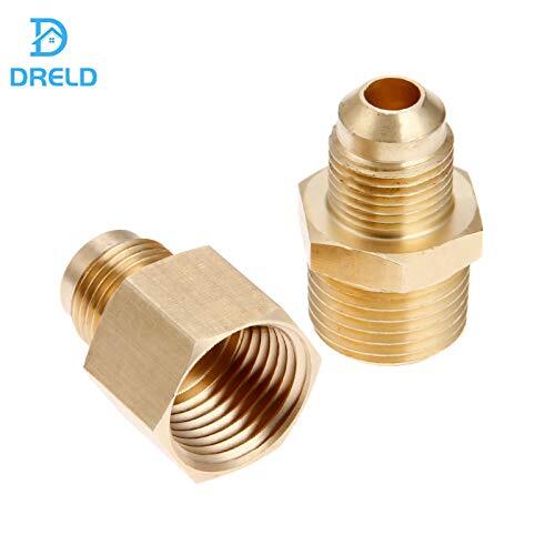 1/2" Od X 3/8" Id 24" Nonwhistle Flexible Flex Gas Line Connector Kit Brass Ends - Picture 6 of 7