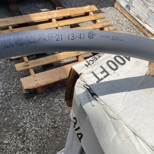 1 box of LIQUID TUFF CONDUIT 3/4" 100FT. 6203-30-00 GRAY,type LFMC - Picture 3 of 6