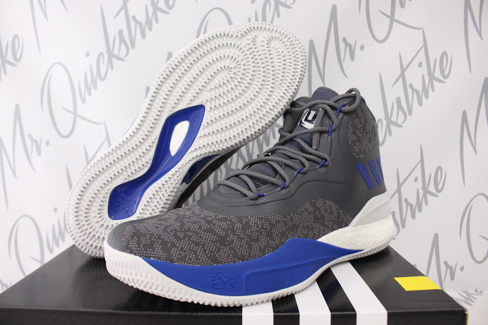 ADIDAS D ROSE 8 8 ROSE SZ 9 DERRICK ROSE BASKETBALL GREY BLUE WHITE BOOST CQ1617 0f6148 ADIDAS D ROSE 8 8 ROSE SZ 9 DERRICK ROSE BASKETBALL GREY BLUE WHITE BOOST CQ1617 0f6148