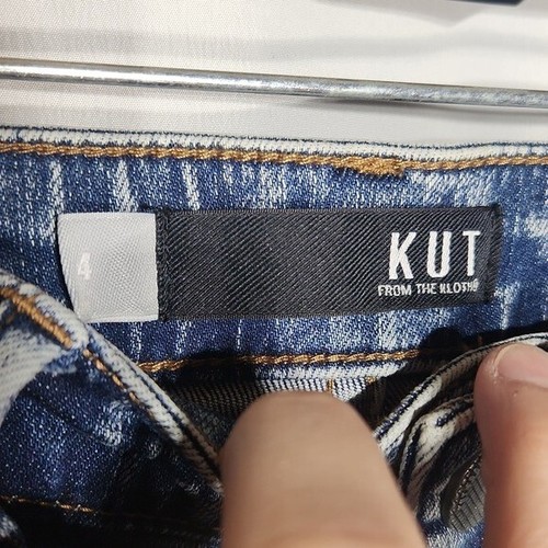 Kut From The Kloth Mia Toothpick Skinny High Rise Denim Blue Jeans Womens Sizs 4 - Picture 7 of 16