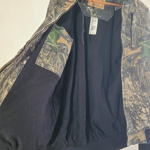 Levi Strauss Signature Field Gear Realtree Camo Canvas Medium Full Zip Jacket - Picture 7 of 8