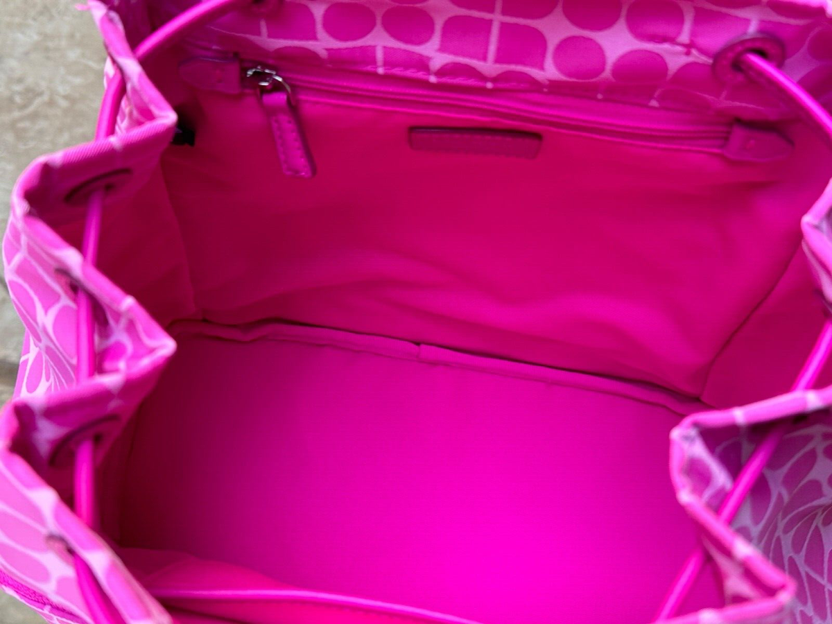 KATE SPADE NOEL JACQUARD BACKPACK:NWT VIVID SNAPDRAGON | eBay