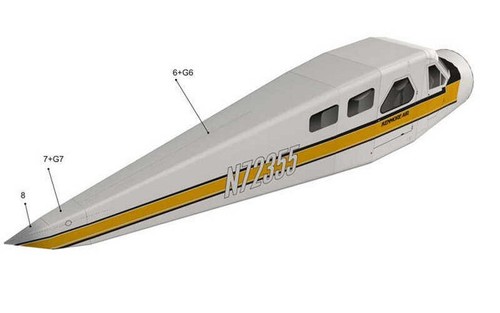 1:32 DHC-2 Beaver Float Seaplane Model 3D Paper Unassembled Kit Souvenir Toy c - Picture 3 of 12