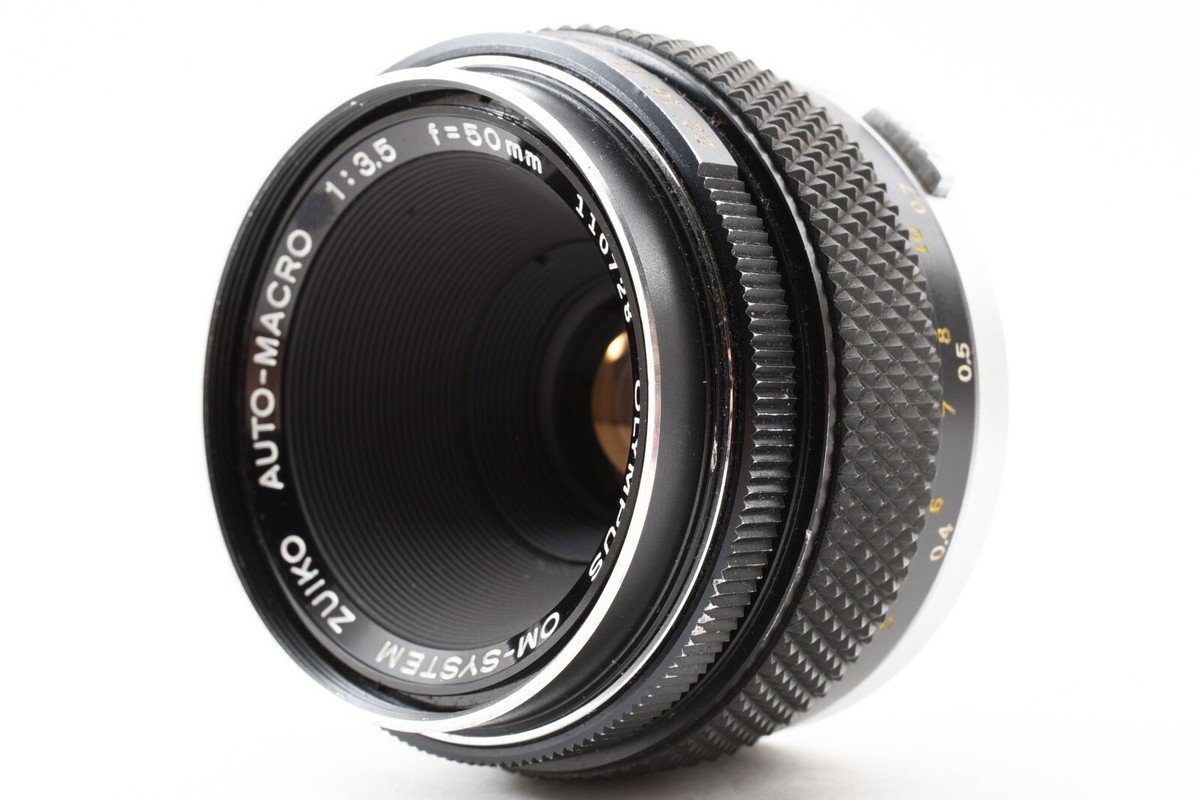 EXC+++++] Olympus OM-SYSTEM ZUIKO AUTO-MACRO 50mm f/3.5 Lens