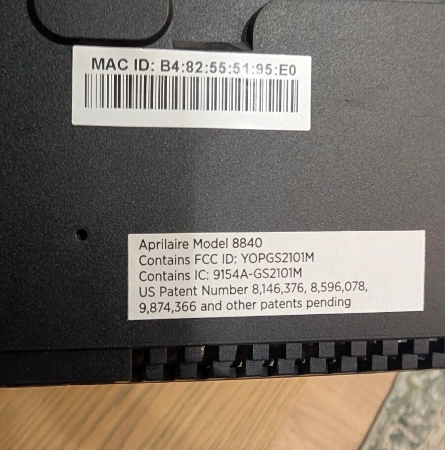 Aprilaire Model 8840 WiFi Automation Thermostat with Equipment Control Module - Image 3 of 3