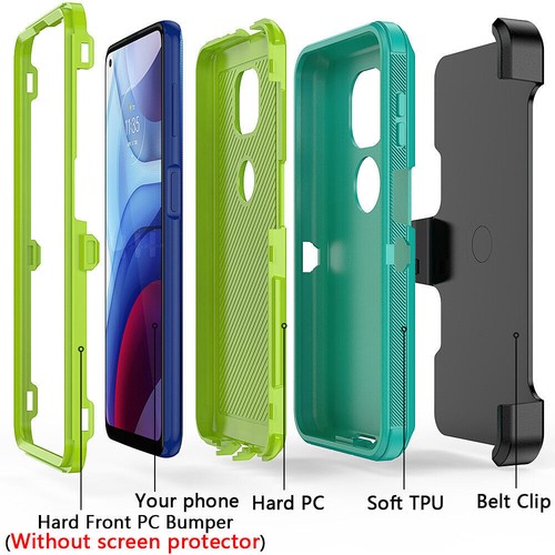 For Motorola Moto G Power 2021/2020 Case Shockproof Cover With Belt Clip Holster - Zdjęcie 40 z 42