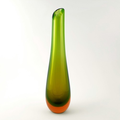 WMF - Glas Vase, überfangen. 1950er Jahre - Picture 2 of 6