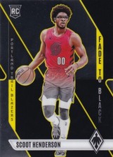 2023-24 Panini Phoenix - Fade to Black Scoot Henderson #6 (RC)