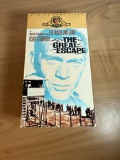 The Great Escape VHS 1963, 1993 Steve McQueen 2 Tape Set