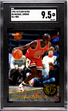 MICHAEL JORDAN - All-MBA Team 🔥SGC 9.5 - 1992-93 Fleer Ultra #4 - Chicago Bulls