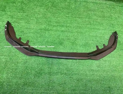 For BMW G22 G23 M Sport 2021-23 3PCS Real Carbon Fiber Front Bumper Lip Spoiler - Imagen 9 de 12
