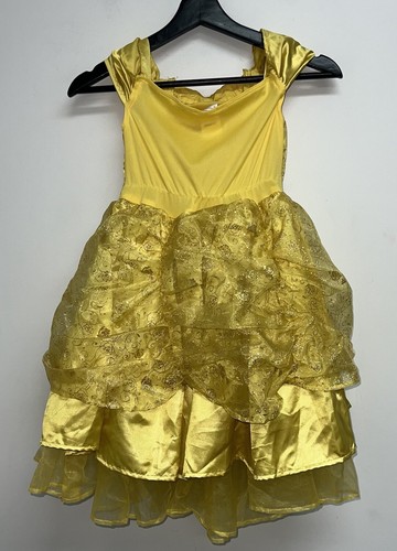 Disney Princess Belle Dress Up Halloween Costume Toddler Girls Size XS 3T 4T - Picture 4 of 6