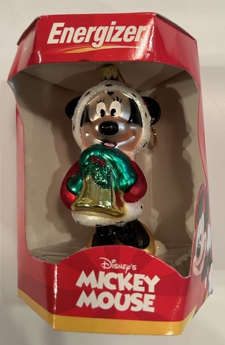 Vintage Disney's Mickey Mouse Energizer Christmas Tree Ornament - Bild 1 von 6