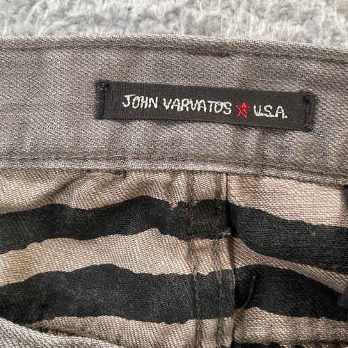 John Varvatos Mens Jeans 36x32 Bowery Denim Pants Button Fly Casual Whisker - Picture 4 of 19