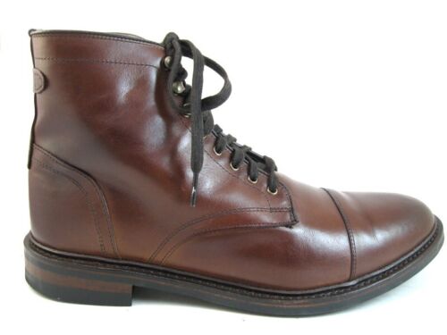 Allen Edmonds "LANDON" Men's Leather Cap-Toe Boots 10 D Mahogany USA(365N) - 第 10/11 張圖片