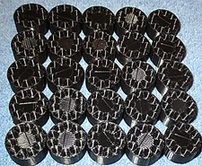 25 Vacuum Tube Pin Protectors for 9-Pin Tubes 6BQ5 12AT7 12AU7 12AX7 7189 Others