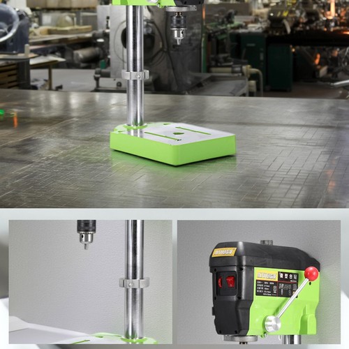 Tischbohrer 680W Säulenbohrmaschine Bohrmaschine Standbohrmaschine 4500r/min - Bild 7 von 14