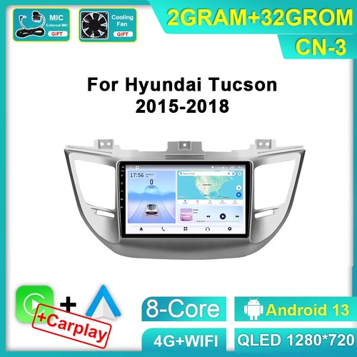 For Hyundai IX35 Tucson 3 2015-18 Android Car Radio Multimedia Player GPS Screen - Bild 10 von 28