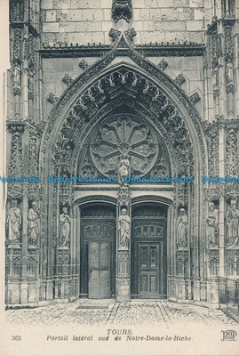 R019855 Tours. Portail Lateral Sud de Notre Dame la Riche. Neurdein. No 363