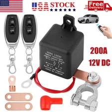 Car Battery Isolator Master Disconnect Cut Off Switch Wireless Remote Control